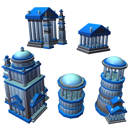 Monopoly Atlantis Dark Blue Property