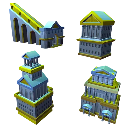 Monopoly Atlantis Yellow Property