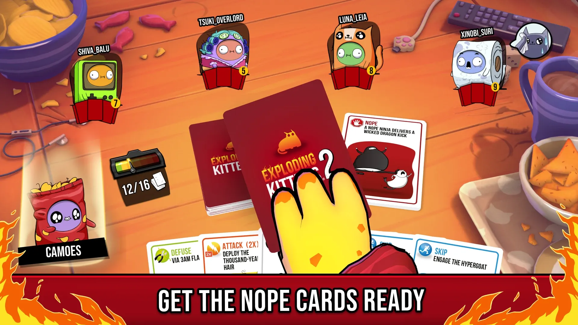 Exploding Kittens® 2 board game screenshot