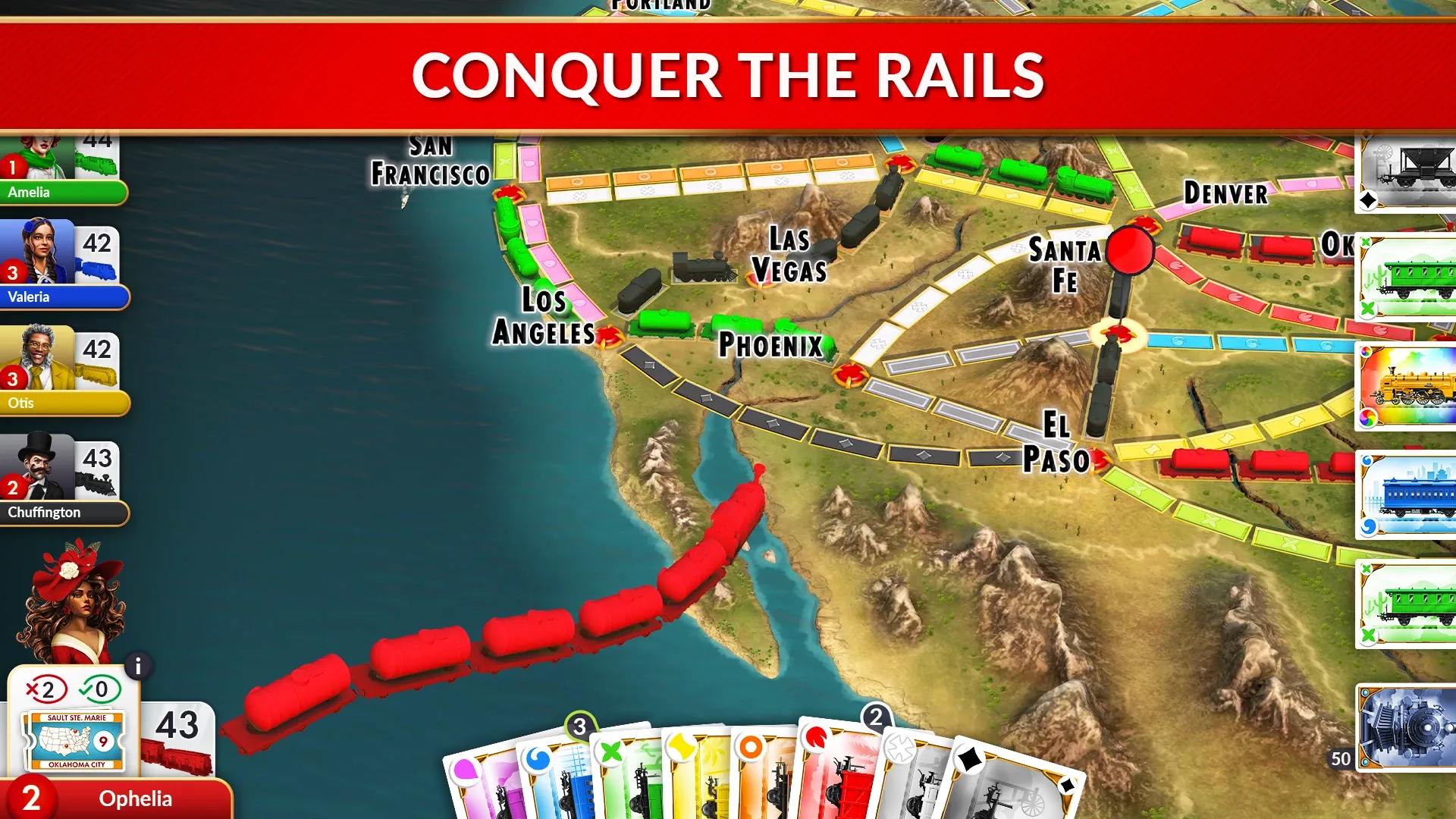 Ticket to Ride® board game screenshot
