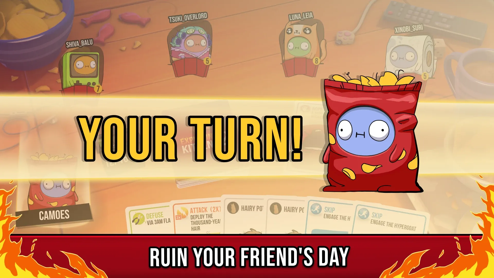 Exploding Kittens® 2 board game screenshot