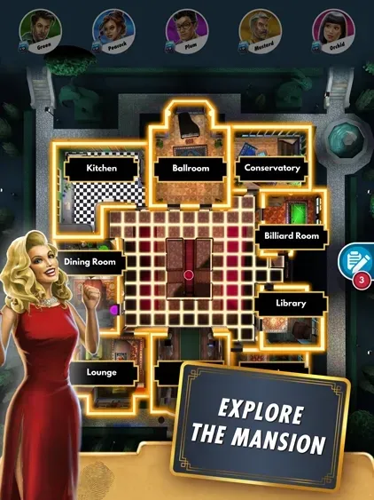 Cluedo: Classic Edition board game screenshot