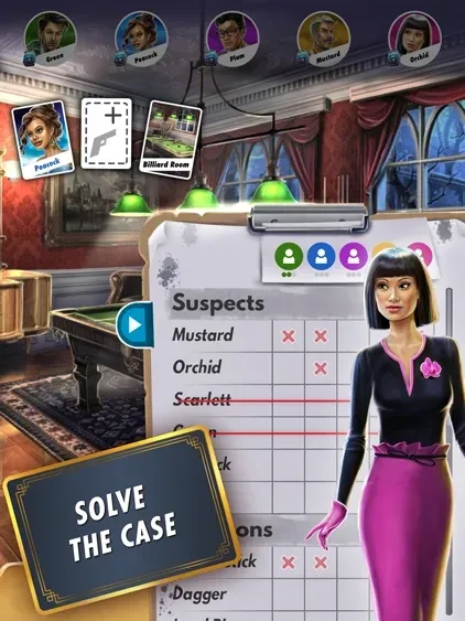 Clue: Classic Edition boardgame screenshot