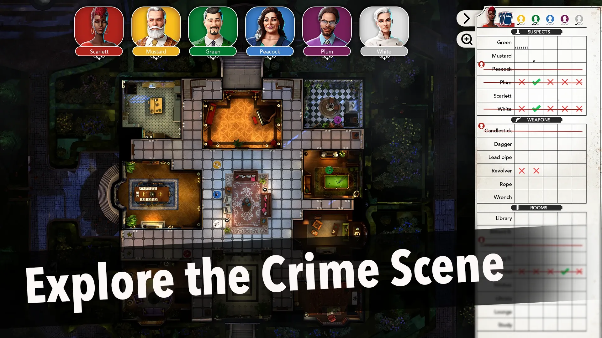 Clue board game screenshot