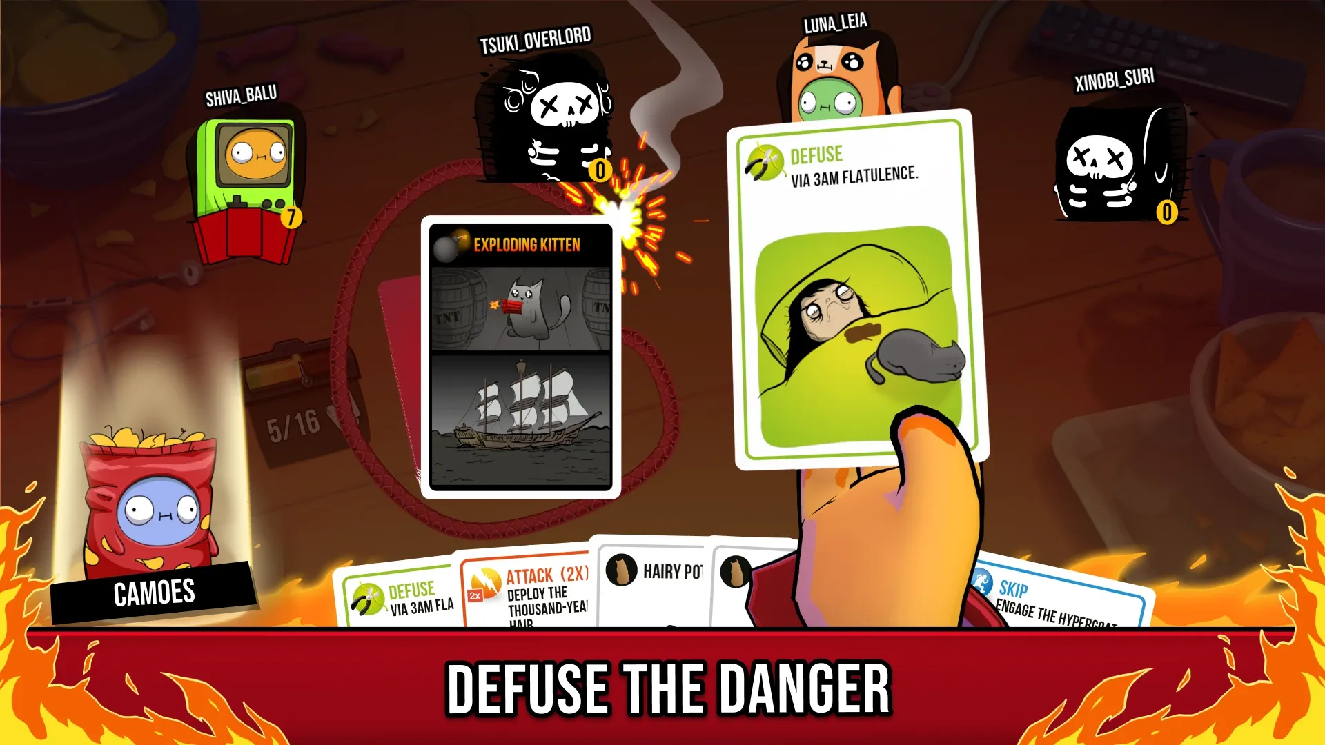 Exploding Kittens® 2 board game screenshot