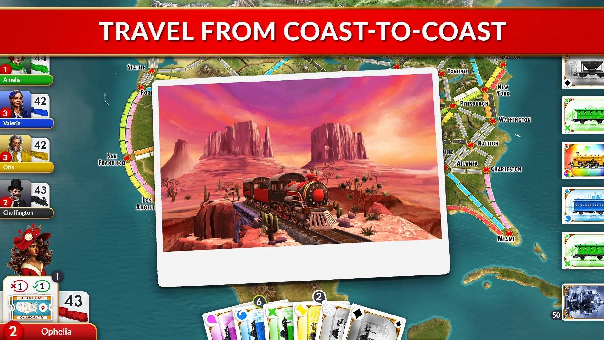 Ticket to Ride® board game screenshot